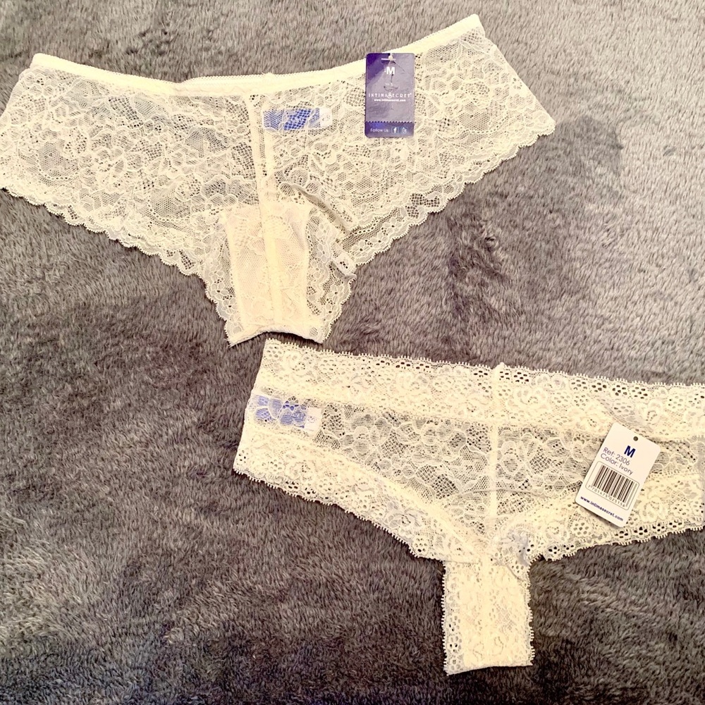 DO NOT BUY! Set Of Two BRAND NEW High Quality Lace Cheekys